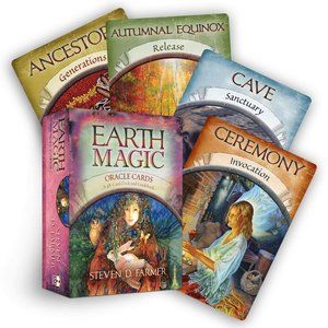 Earth Magic Oracle Cards: 48-Card Deck & Guidebook